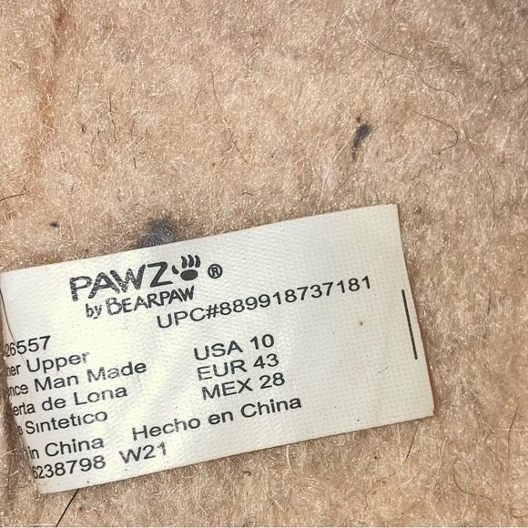 Pawz by bear paw mens Gavin chukka boots slippers tan size 10 - Picture 7 of 14